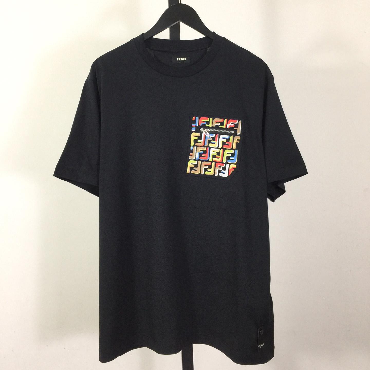 Fendi Lunar New Year Black Cotton T-shirt - PerfectKickZ