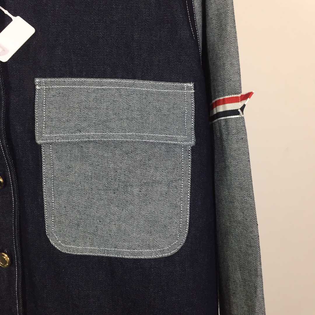 Thom Browne Oxford Lavoration Trim Classic Shirt - PerfectKickZ