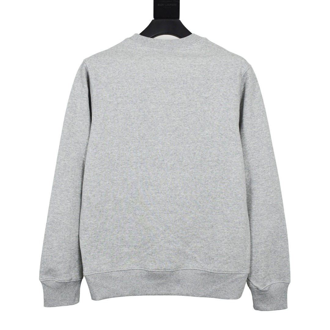 Supreme Kanji Logo Crewneck 'Grey' - PerfectKickZ