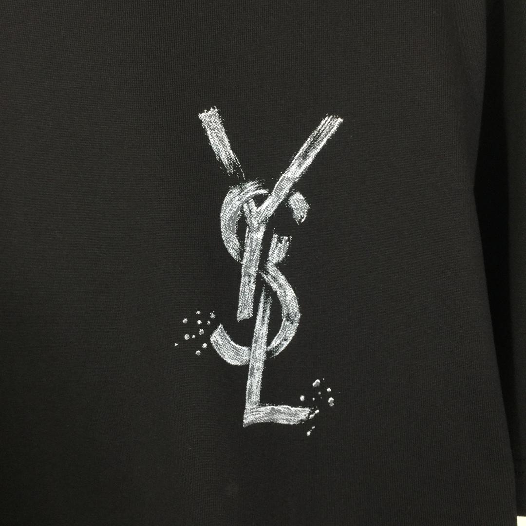 Saint Laurent Cotton-jersey T-shirt  - PerfectKickZ