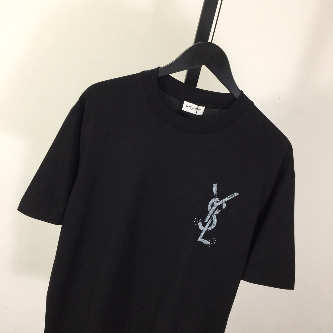 Saint Laurent Cotton-jersey T-shirt  - PerfectKickZ