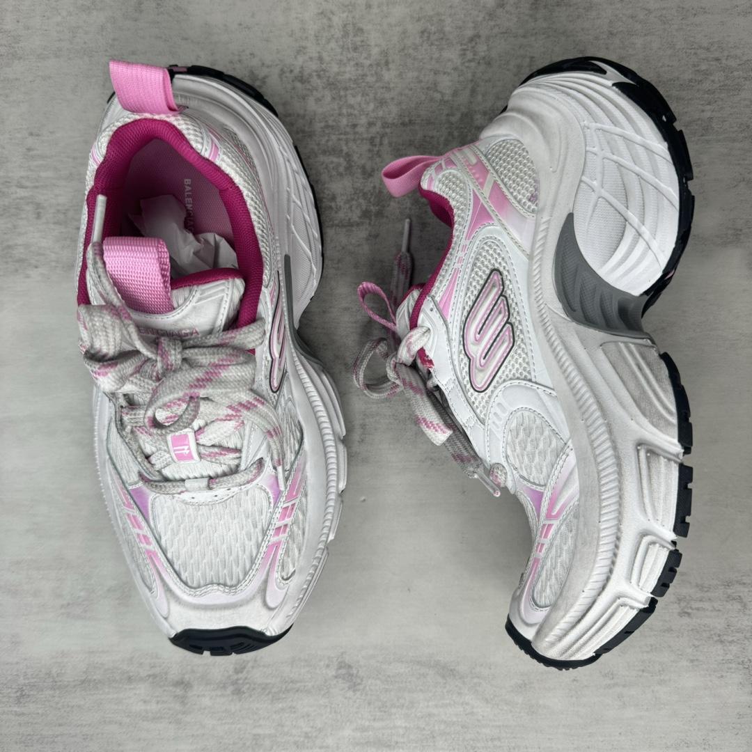 Balenciaga 6XL Sneaker In White, Light pink, Grey And Black - PerfectKickZ