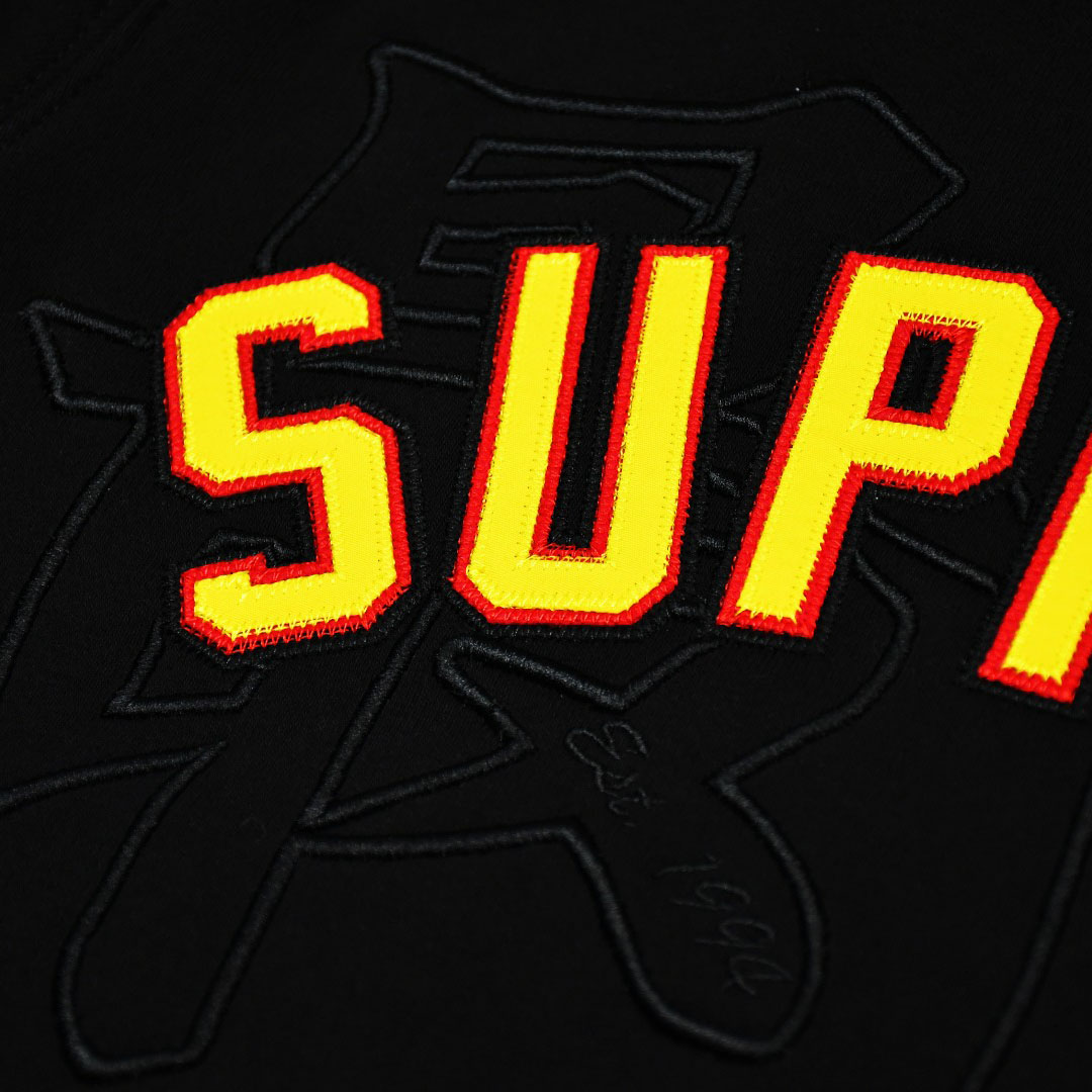 Supreme Kanji Logo Crewneck 'Black' - PerfectKickZ