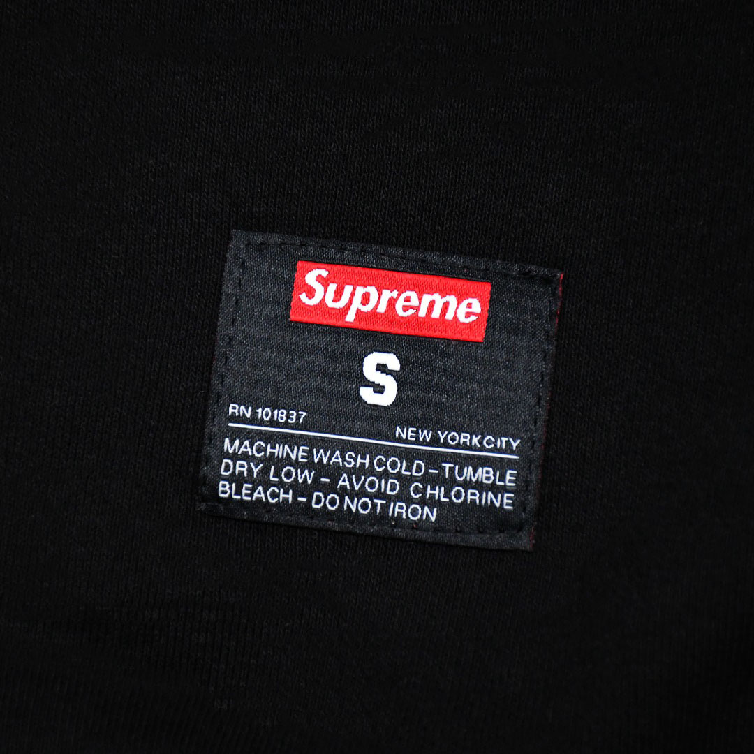 Supreme Kanji Logo Crewneck 'Black' - PerfectKickZ