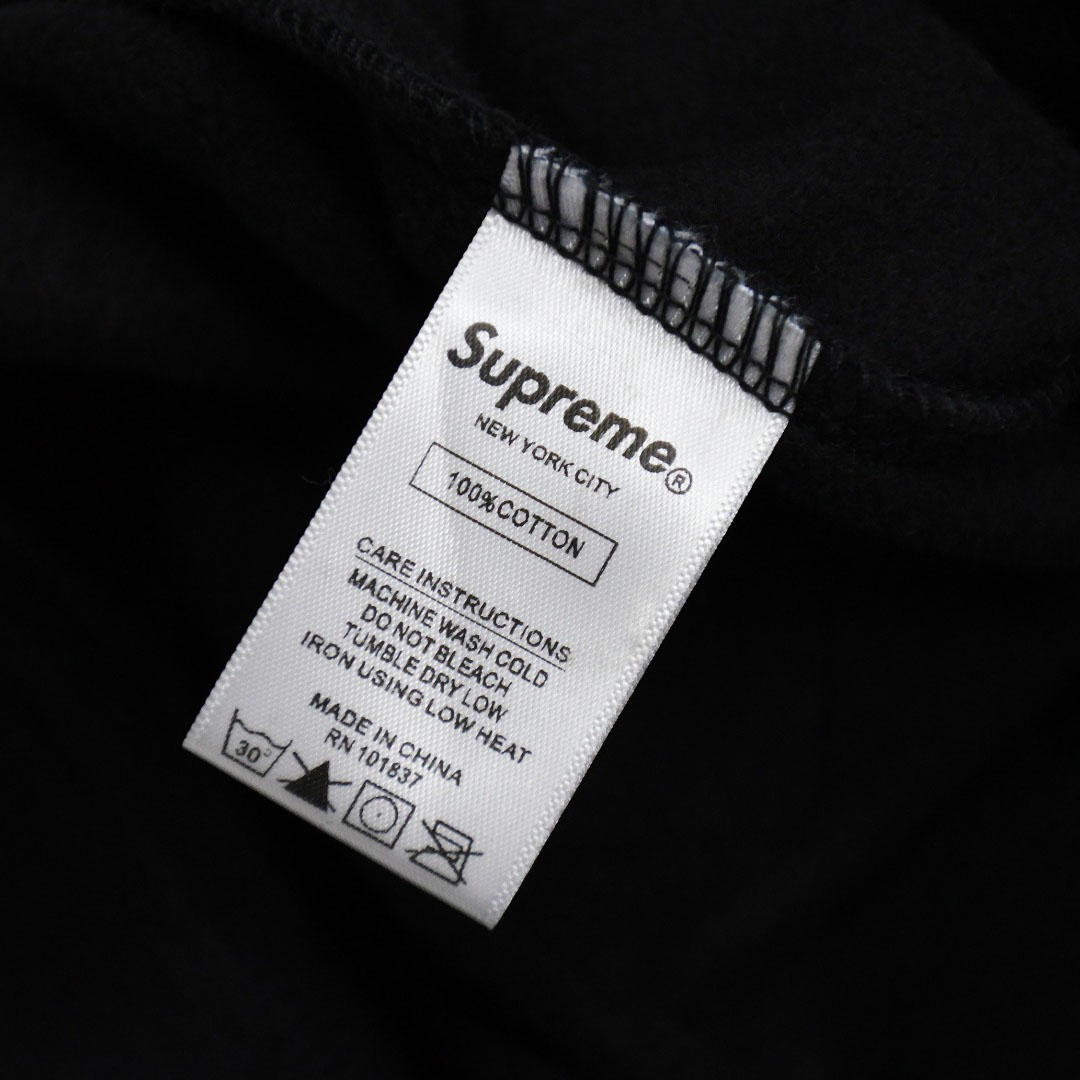 Supreme Kanji Logo Crewneck 'Black' - PerfectKickZ