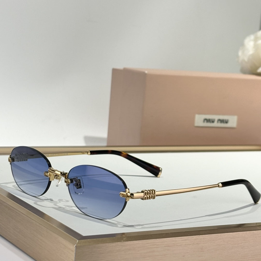 Miu Miu Logo Sunglasses - PerfectKickZ