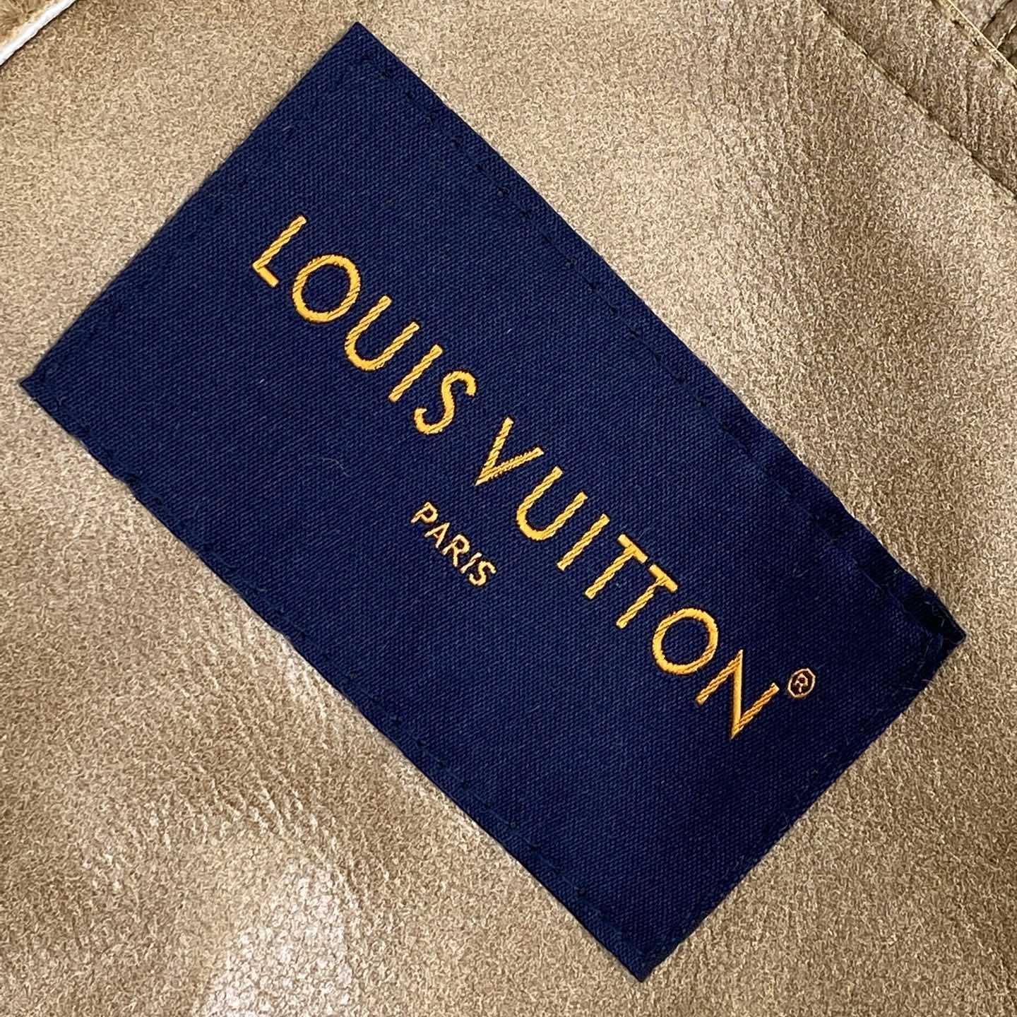Louis Vuitton Shearling Trucker Jacket  1AGJGF - PerfectKickZ