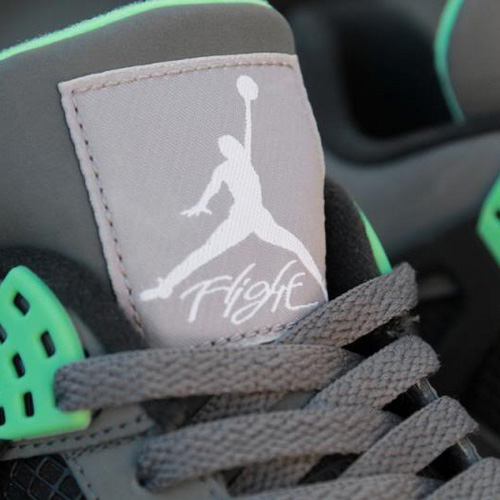Jordan 4 Retro Green Glow Sneakers    - PerfectKickZ