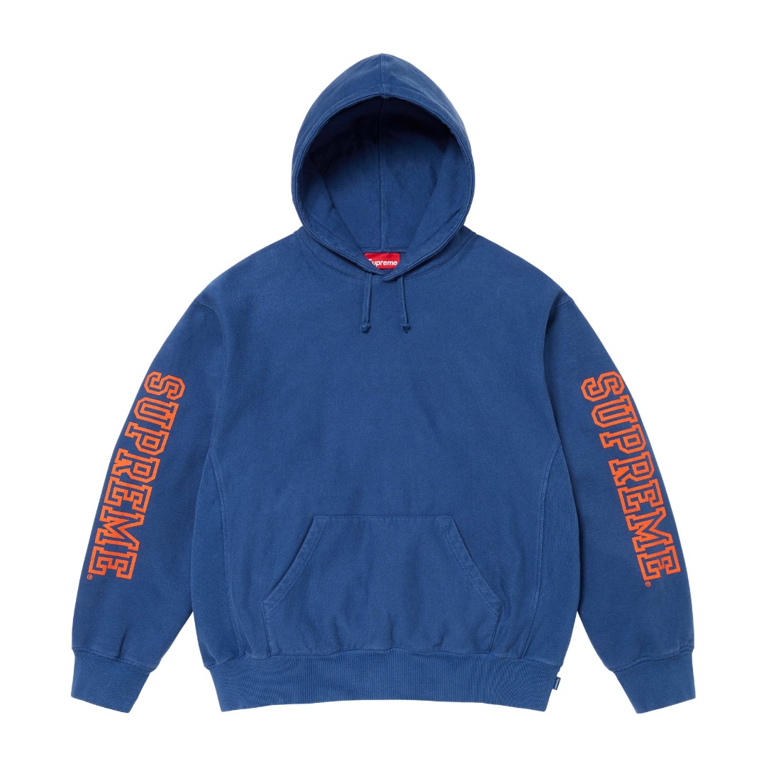 Supreme Collegiate Sleeve Hooded Sweatshirt  - PerfectKickZ