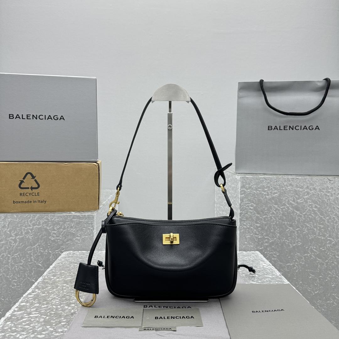 Balenciaga Rodeo Sling Pochette In Black - PerfectKickZ