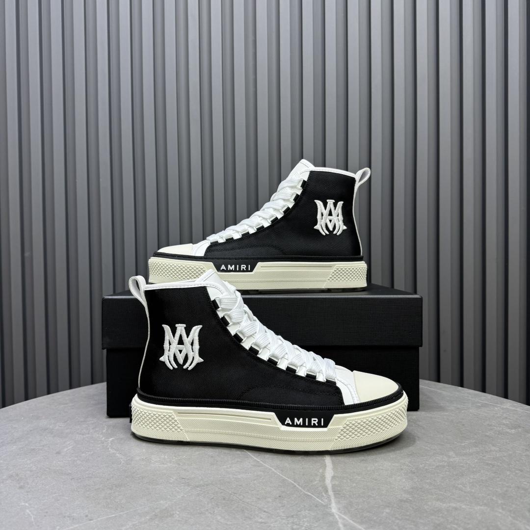 Amiri Court High-stop Sneakers - PerfectKickZ