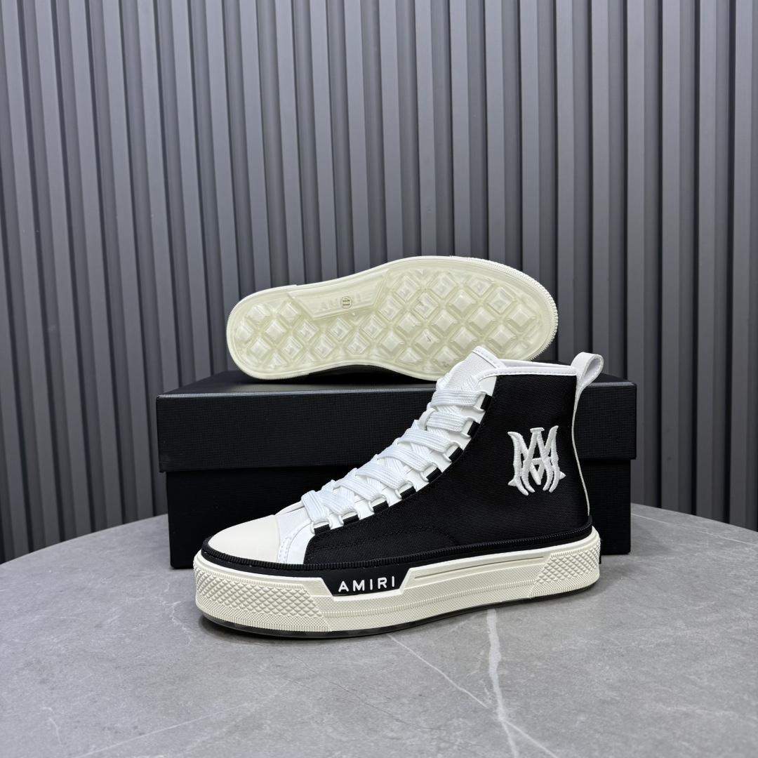 Amiri Court High-stop Sneakers - PerfectKickZ