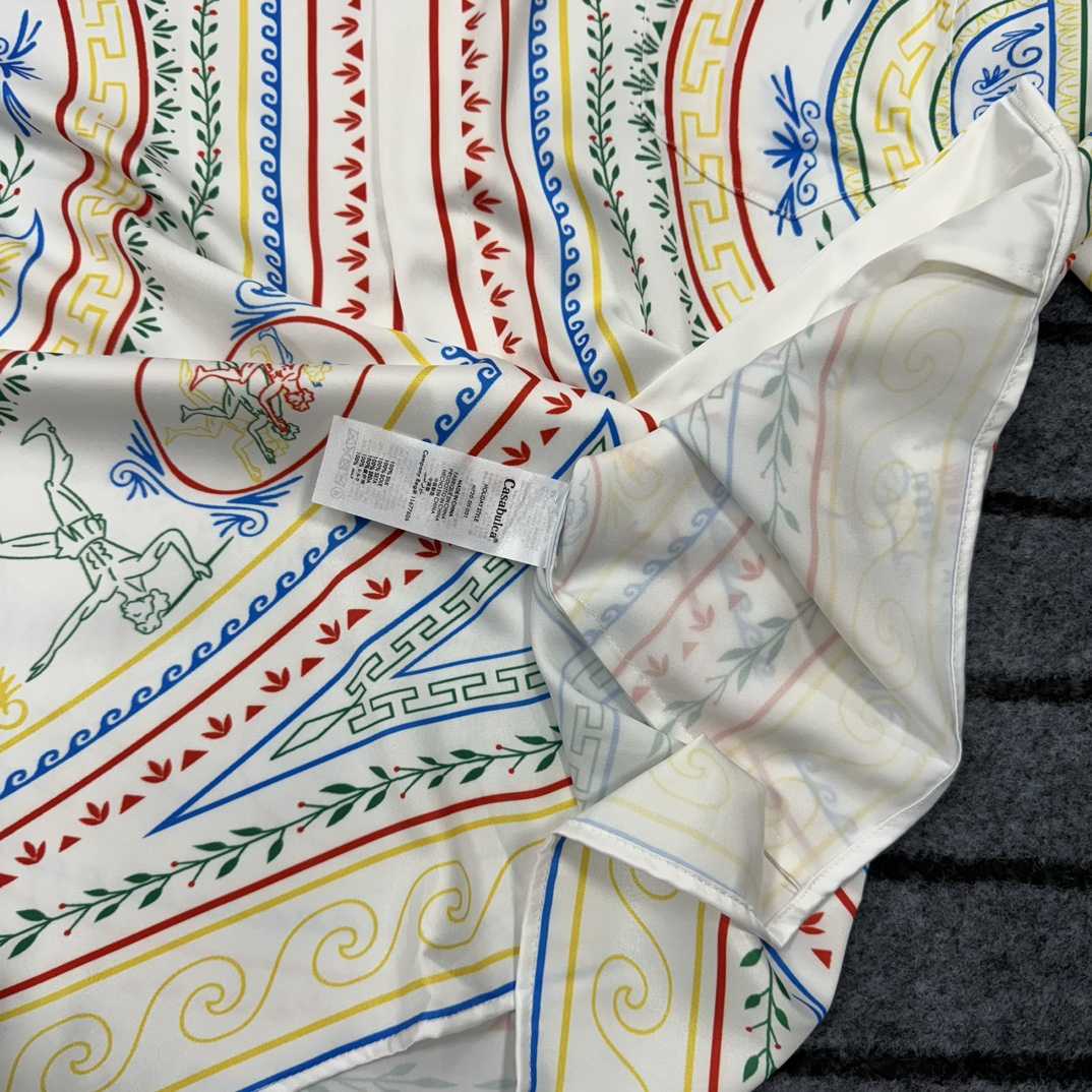 Casablanca Short Sleeve Cuban Collar Shirt - PerfectKickZ