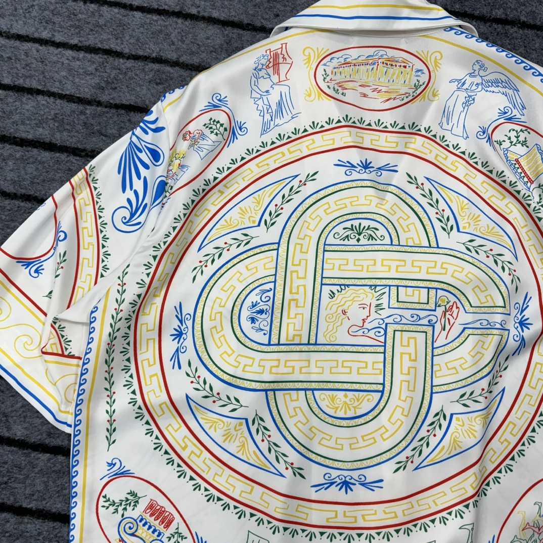 Casablanca Short Sleeve Cuban Collar Shirt - PerfectKickZ