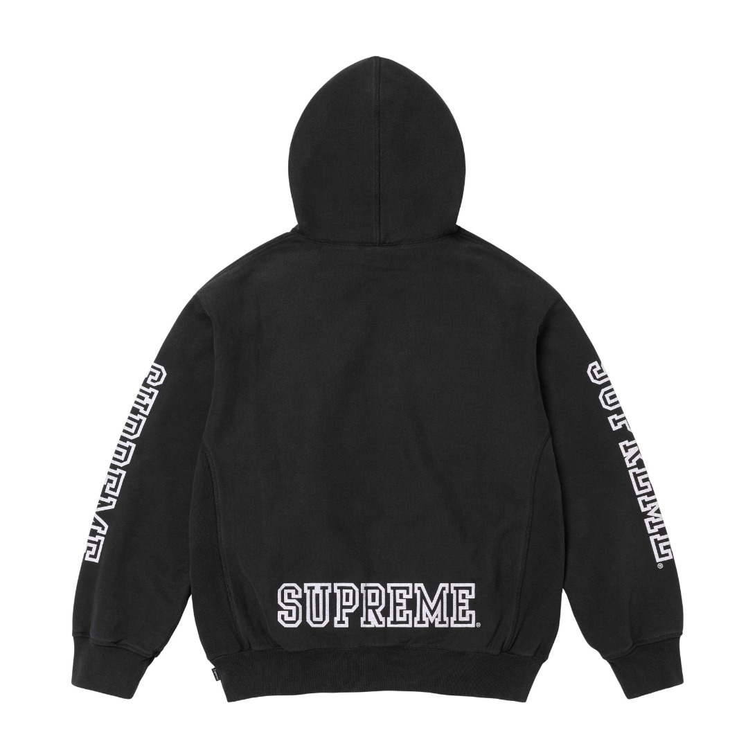 Supreme Collegiate Sleeve Hooded Sweatshirt  - PerfectKickZ