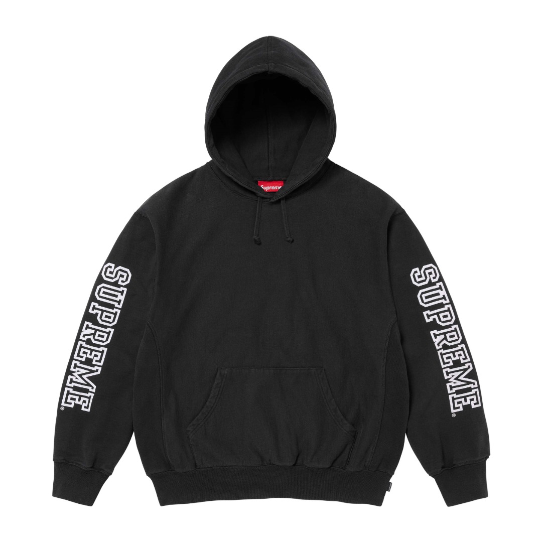 Supreme Collegiate Sleeve Hooded Sweatshirt  - PerfectKickZ