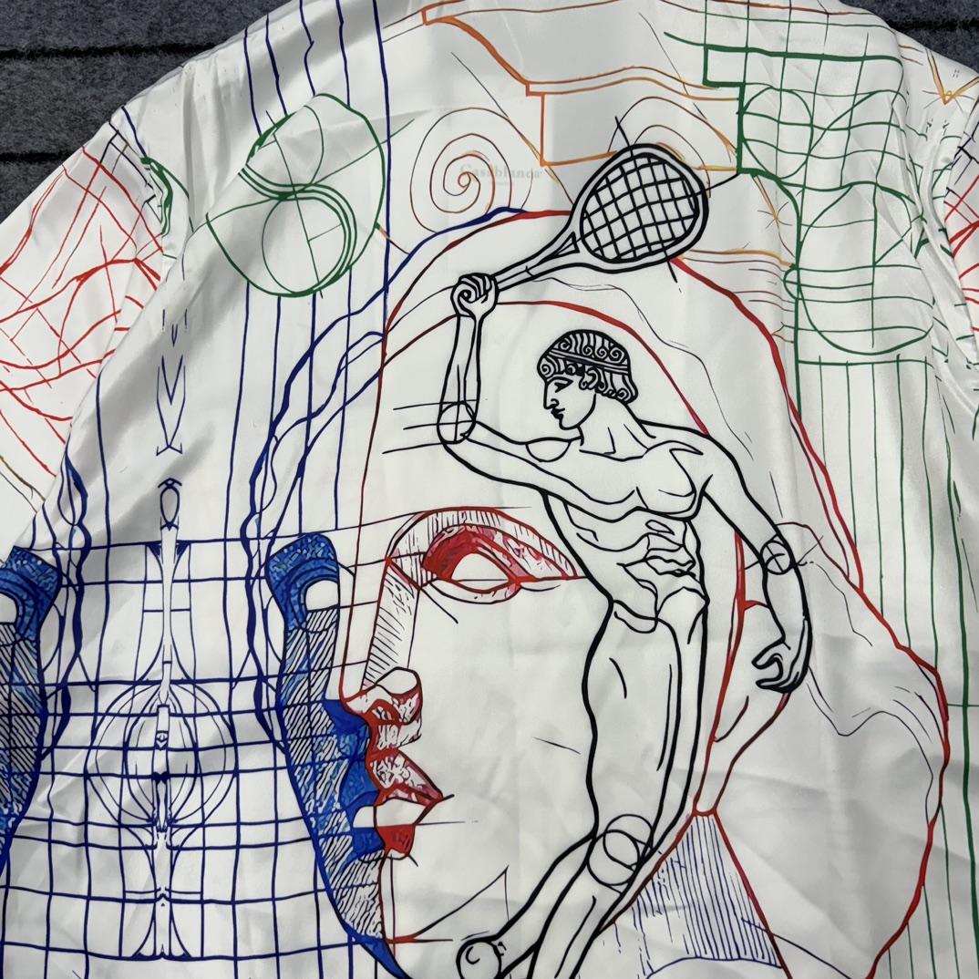 Casablanca Short Sleeve Cuban Collar Shirt - PerfectKickZ