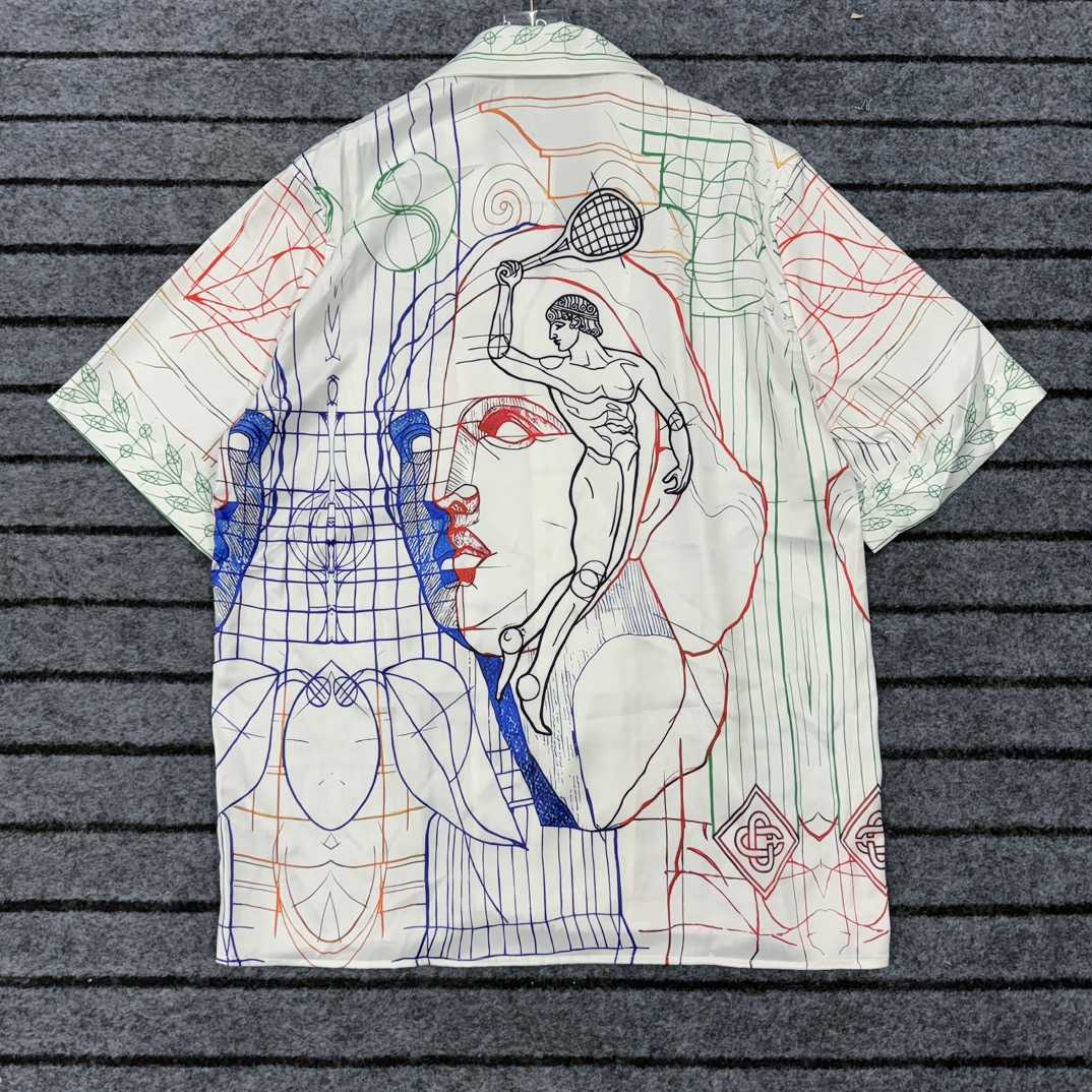 Casablanca Short Sleeve Cuban Collar Shirt - PerfectKickZ