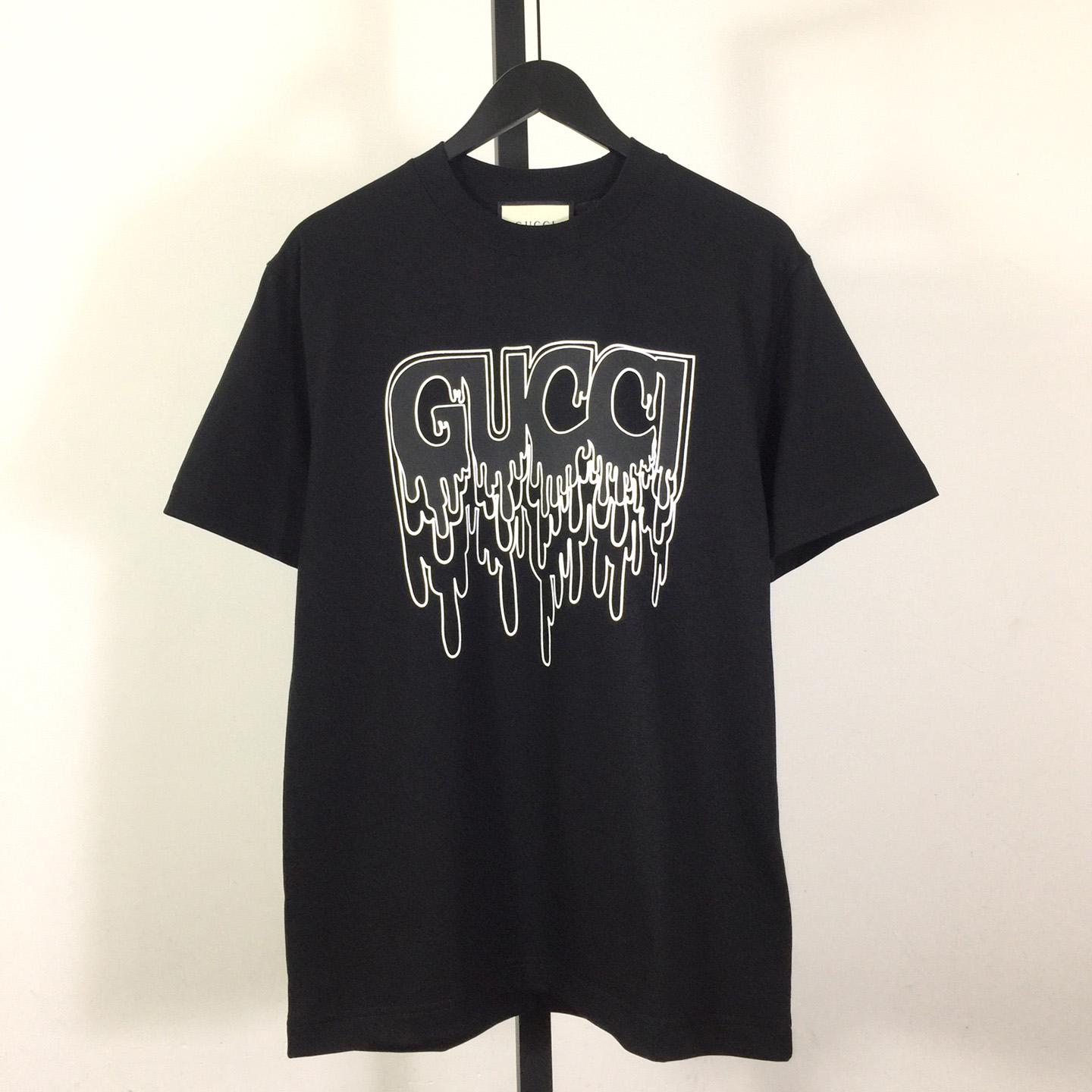 Gucci Cotton Jersey T-shirt With Print  - PerfectKickZ