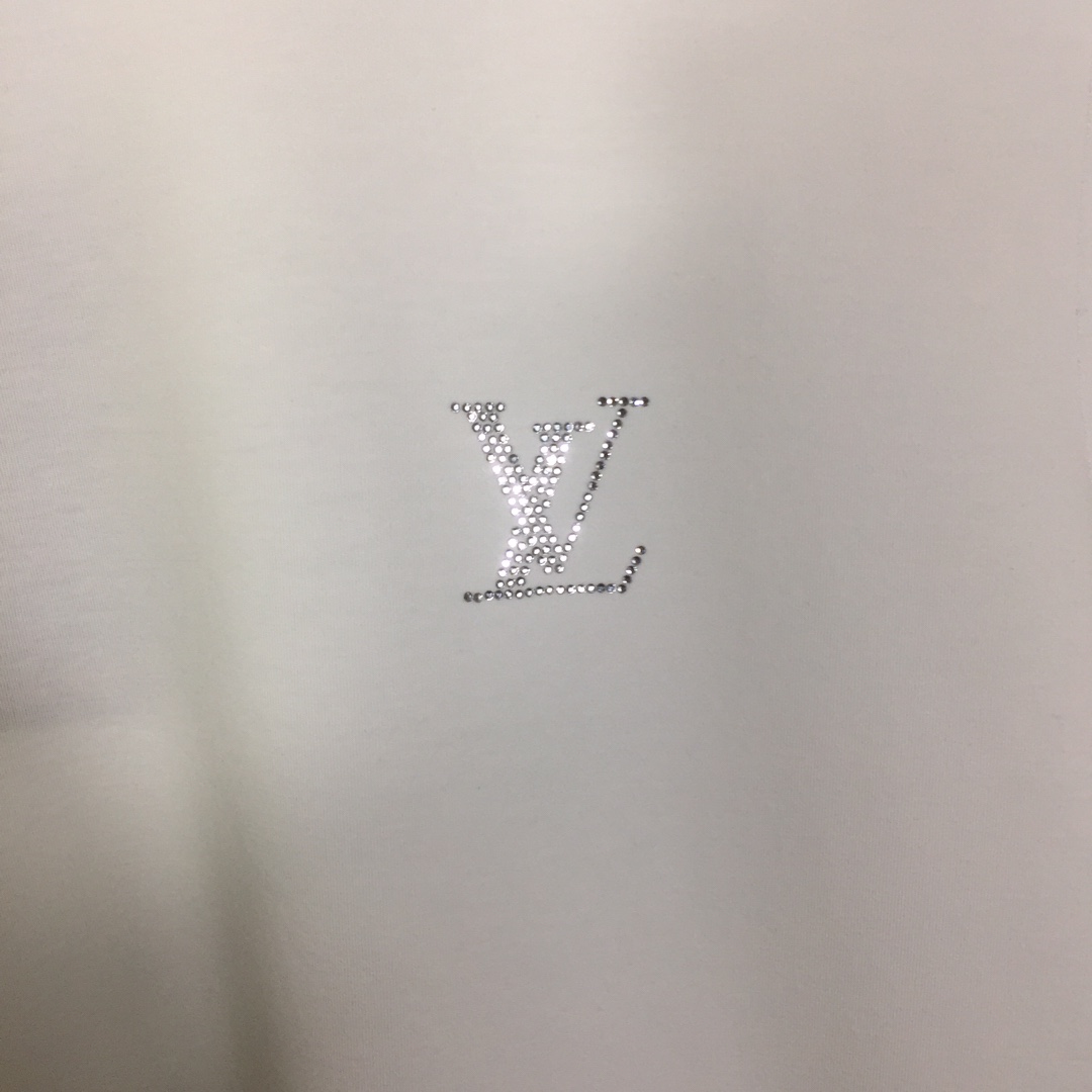 Louis Vuitton Cotton T-Shirt With Crystal - PerfectKickZ