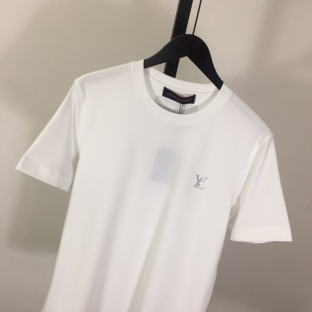 Louis Vuitton Cotton T-Shirt With Crystal - PerfectKickZ