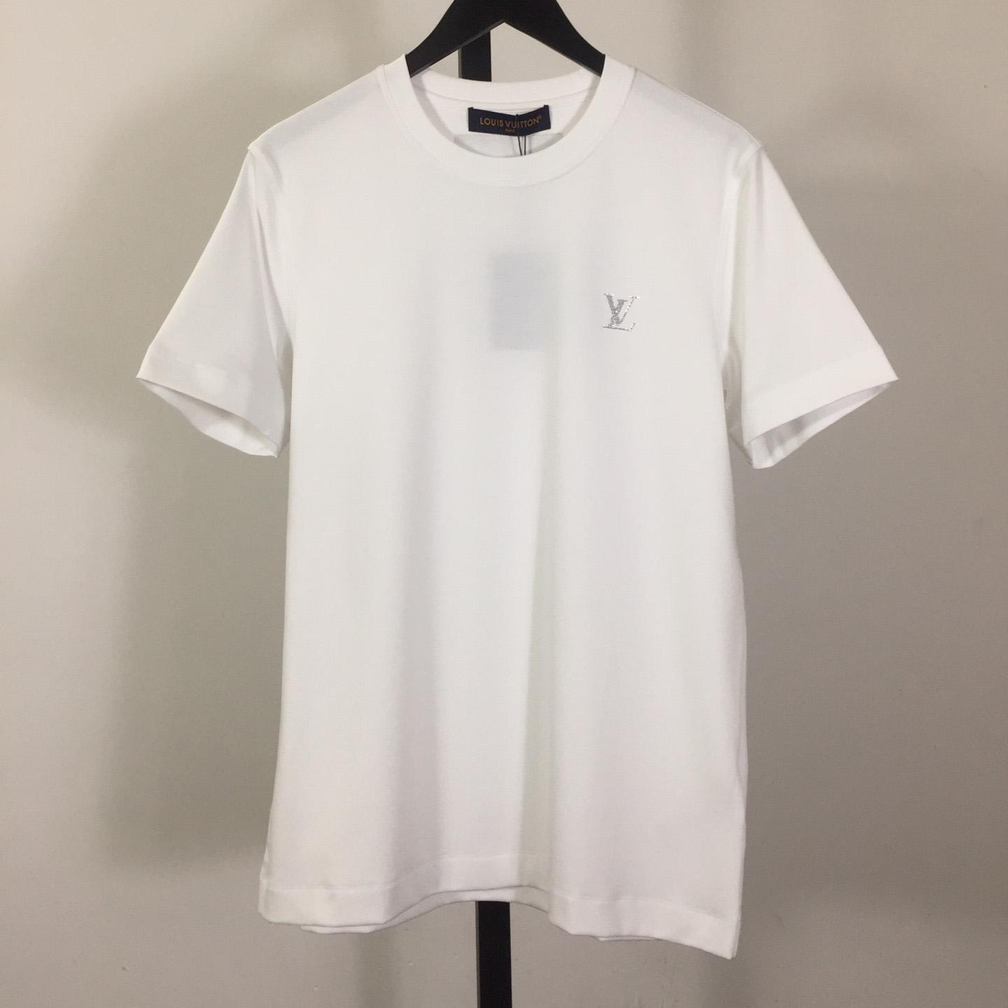 Louis Vuitton Cotton T-Shirt With Crystal - PerfectKickZ