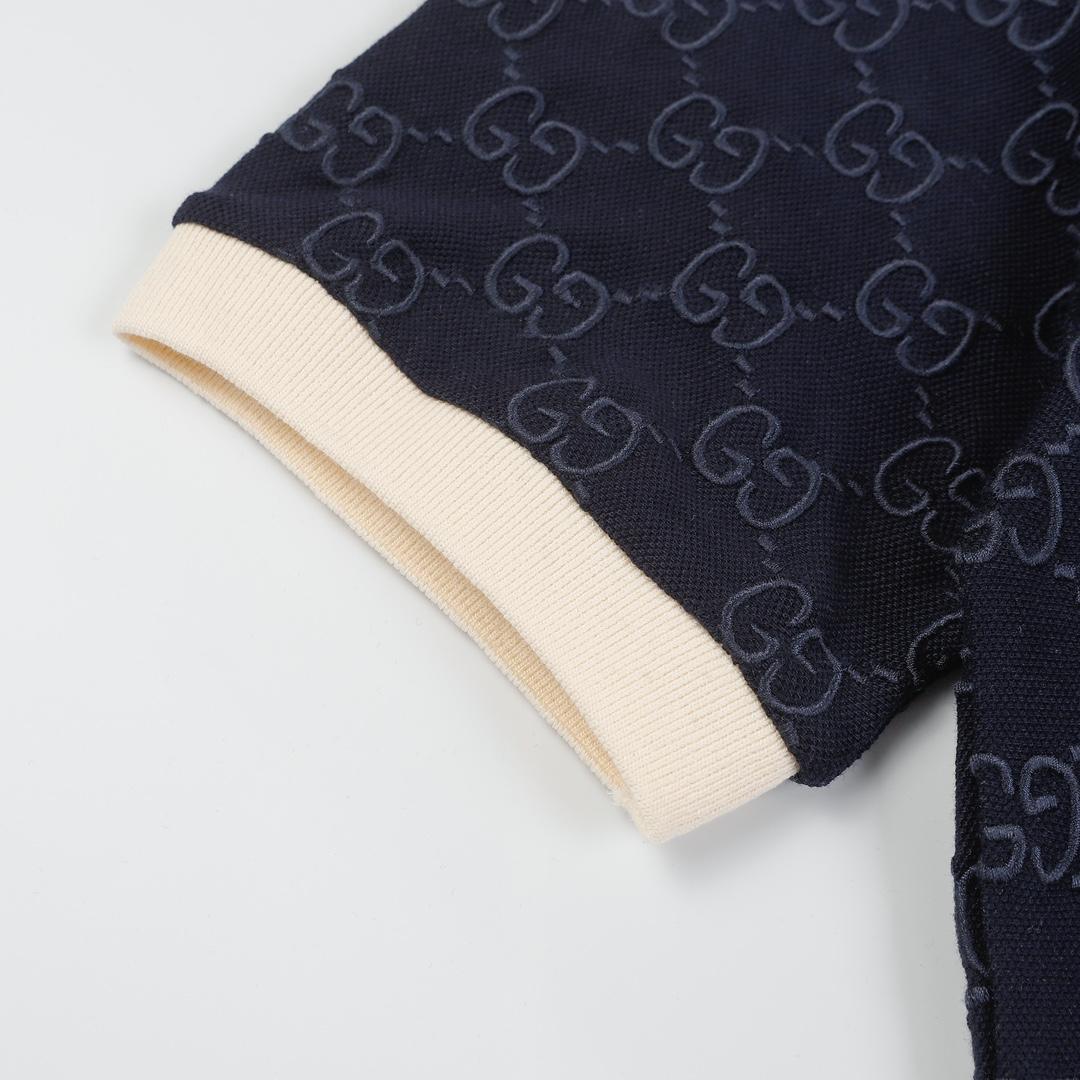 Gucci Cotton polo shirt with GG Embroidery - PerfectKickZ