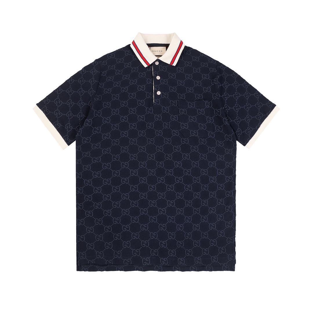 Gucci Cotton polo shirt with GG Embroidery - PerfectKickZ