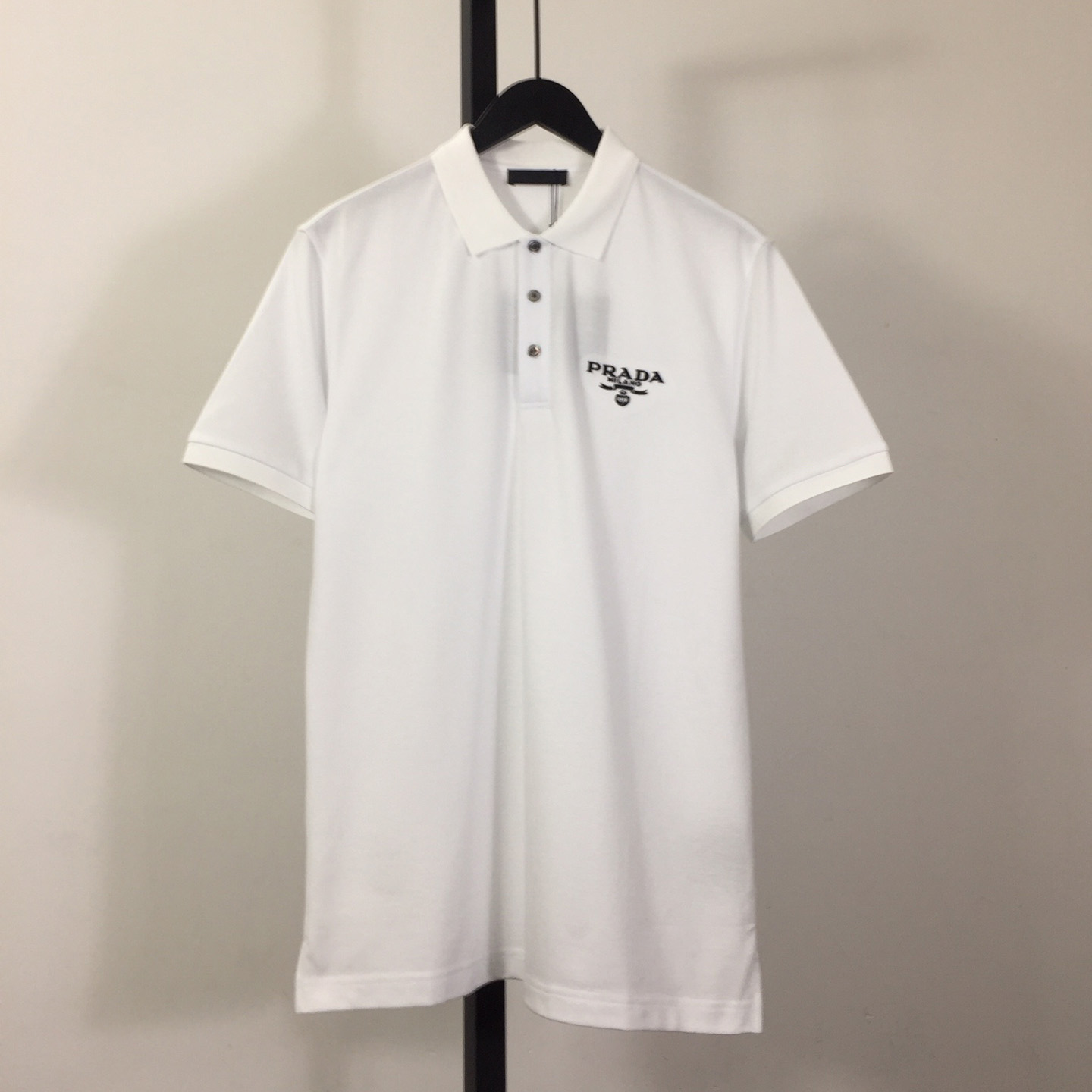 Prada Logo Cotton Polo Shirt - PerfectKickZ
