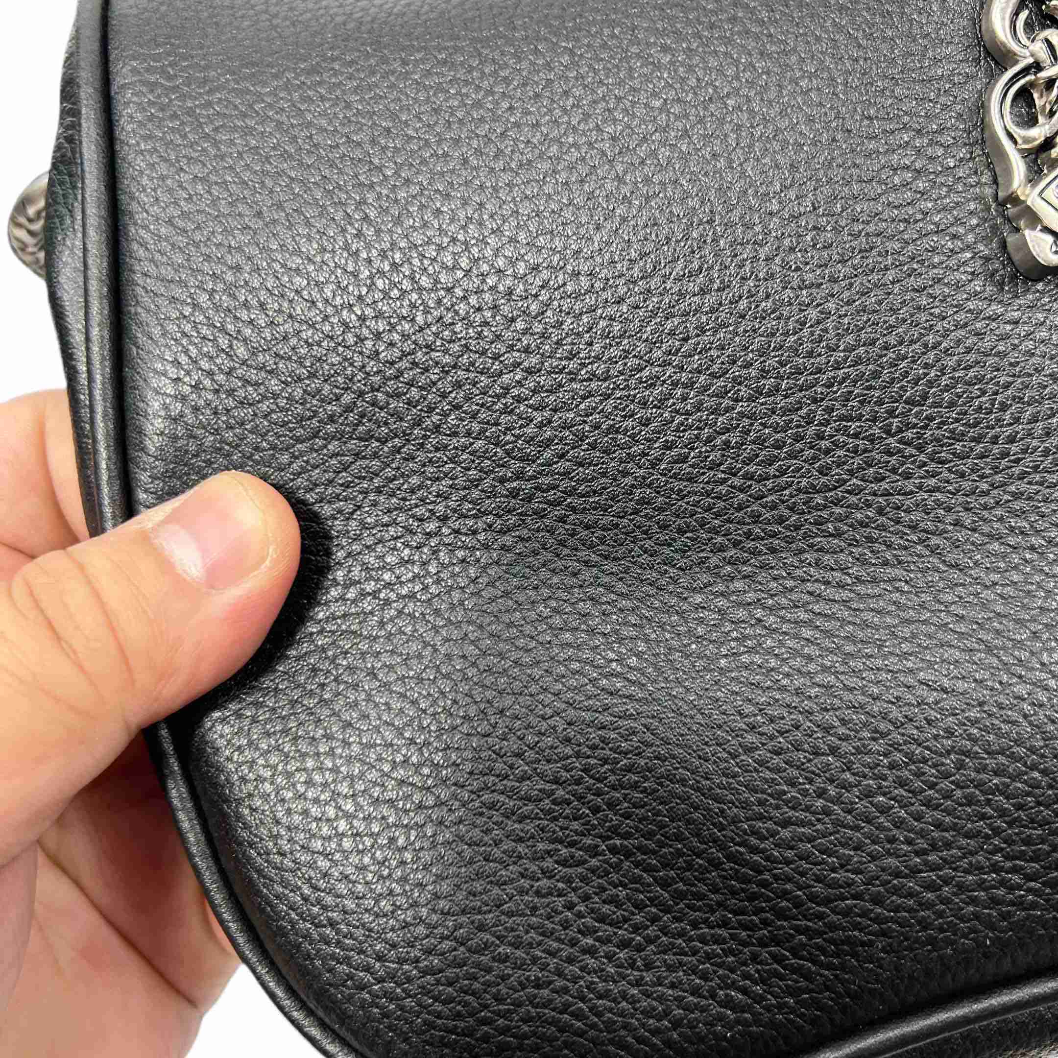 Chrome Heart Black Nugget Bag   25-16-9cm - PerfectKickZ
