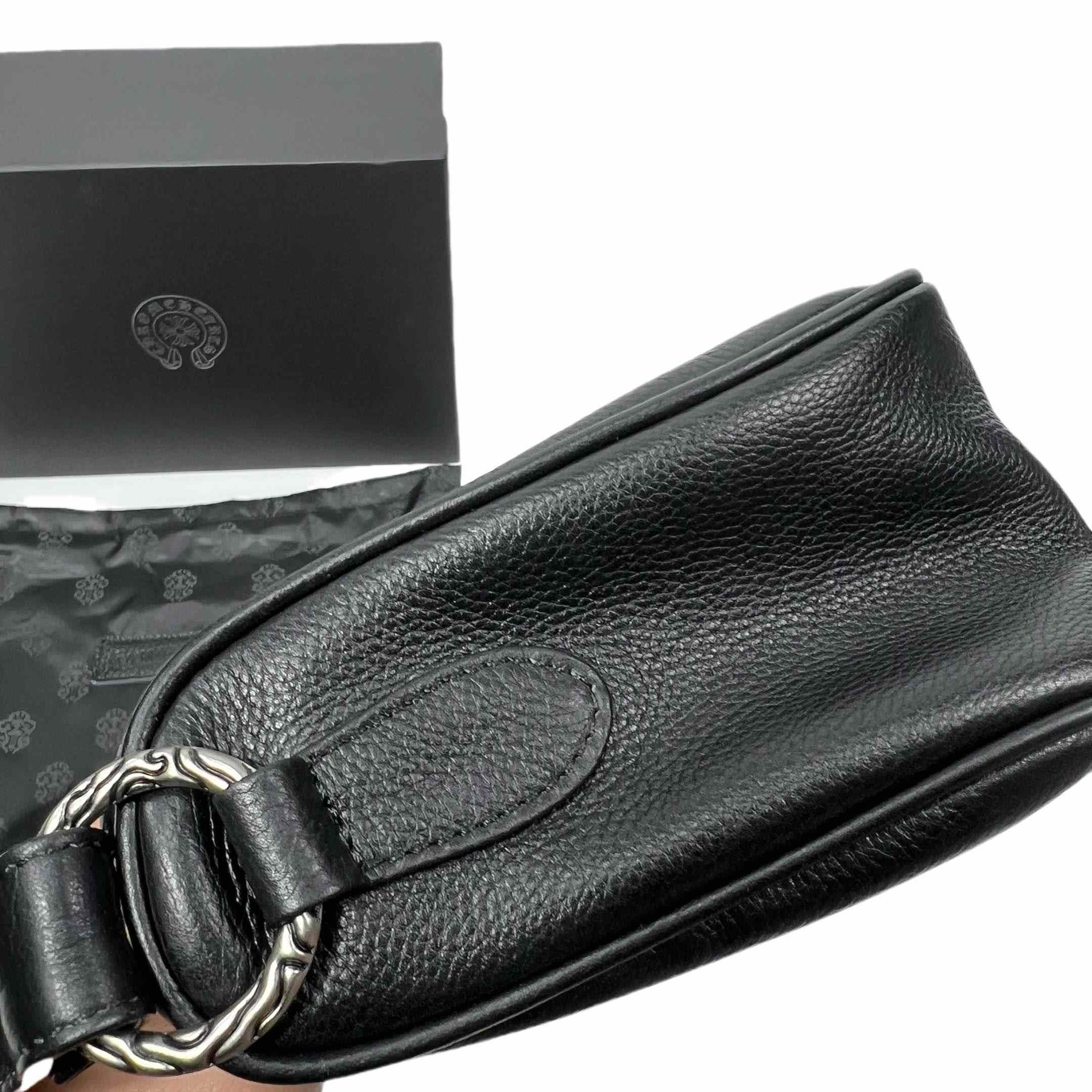 Chrome Heart Black Nugget Bag   25-16-9cm - PerfectKickZ