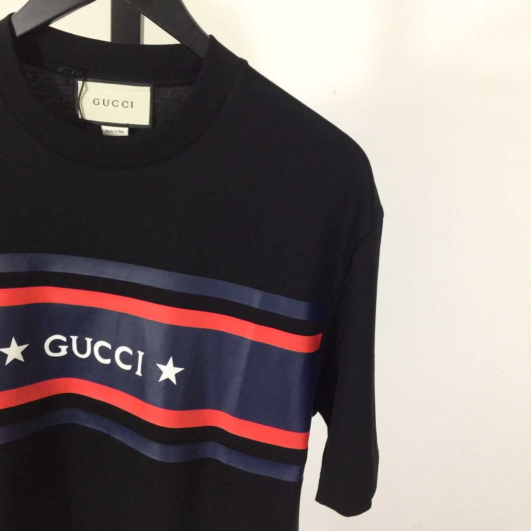 Gucci Cotton Jersey Printed T-shirt   - PerfectKickZ