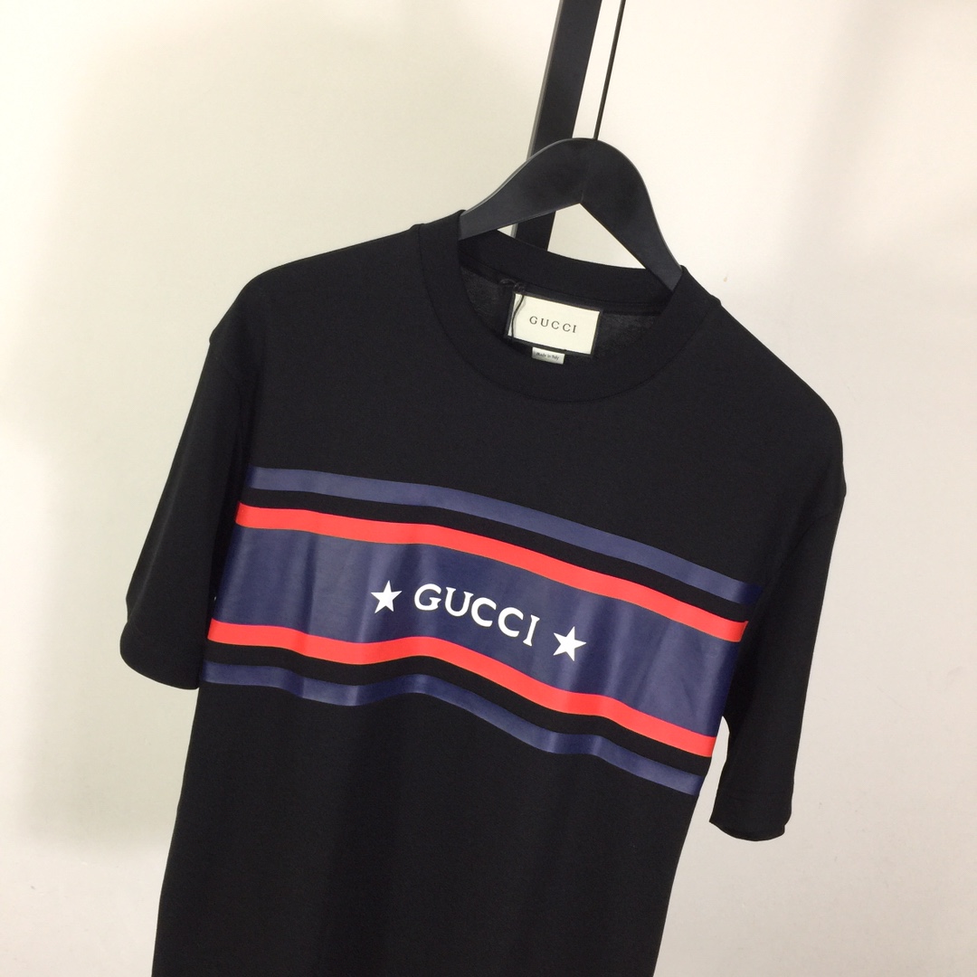 Gucci Cotton Jersey Printed T-shirt   - PerfectKickZ