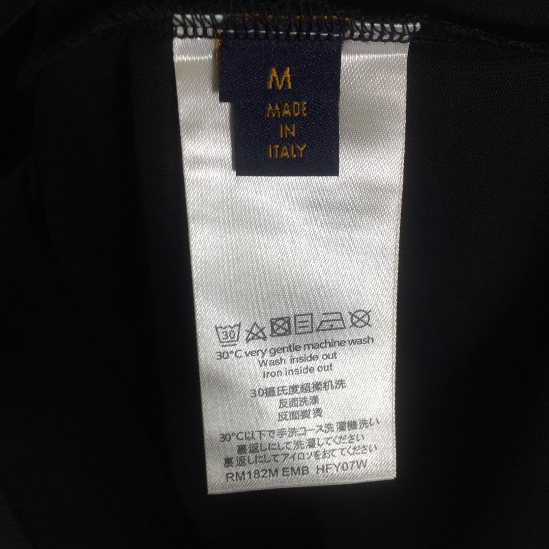 Louis Vuitton Embellished Short-Sleeved Cotton Crewneck - PerfectKickZ