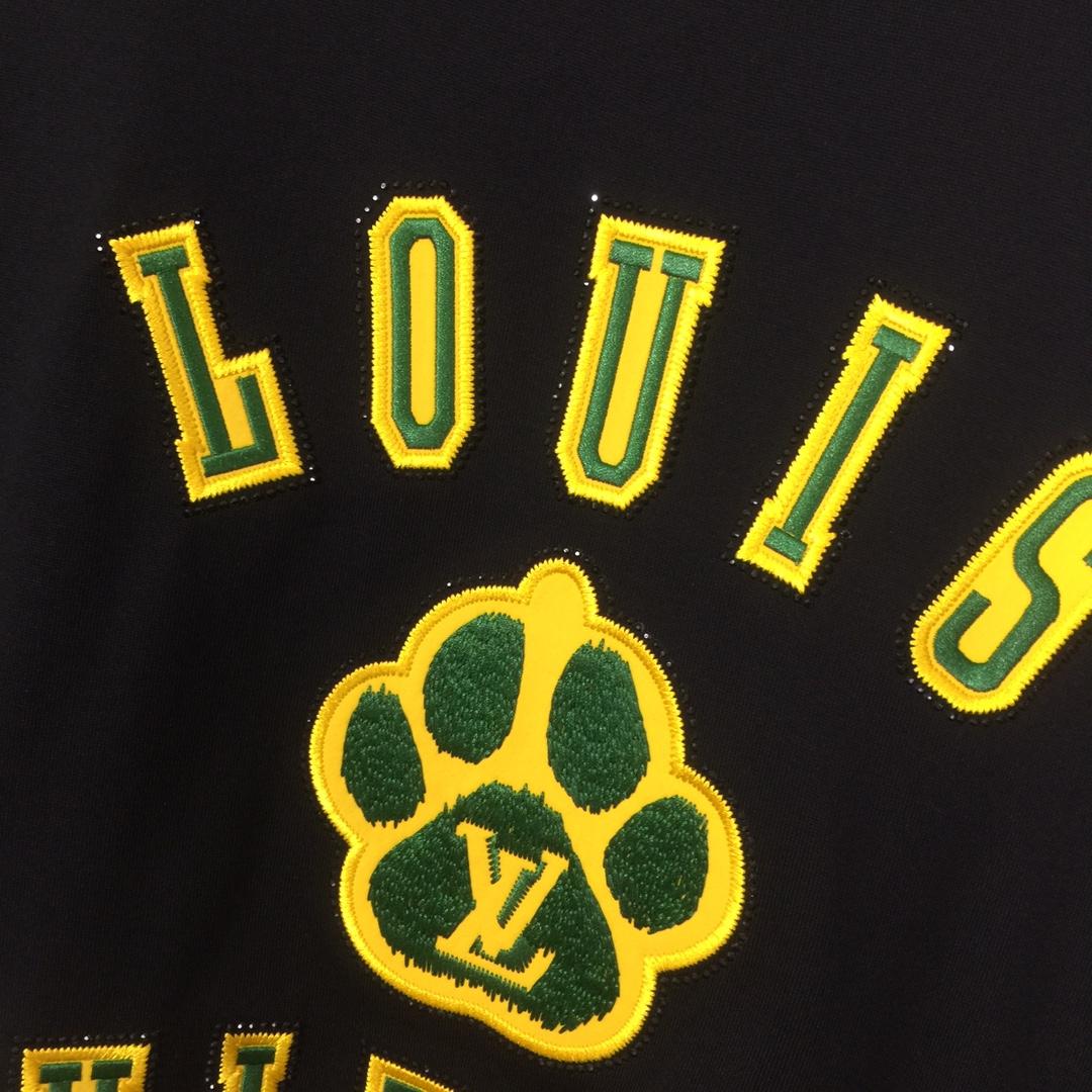 Louis Vuitton Embellished Short-Sleeved Cotton Crewneck - PerfectKickZ
