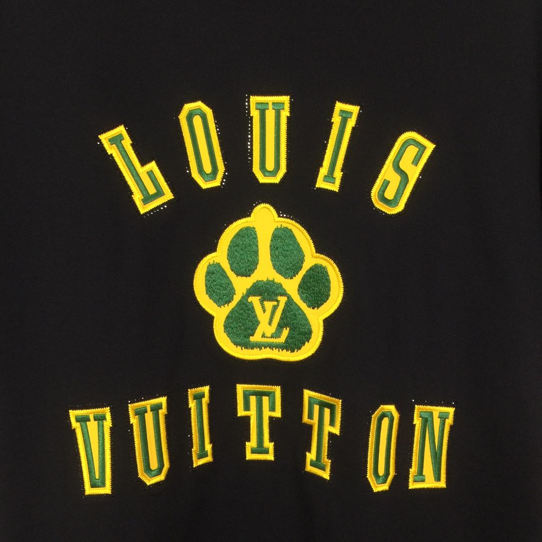 Louis Vuitton Embellished Short-Sleeved Cotton Crewneck - PerfectKickZ