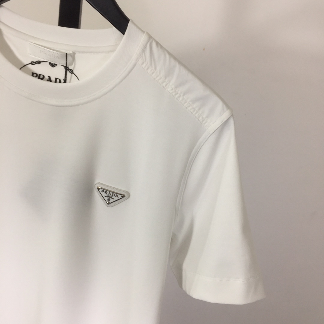 Prada Cotton T-Shirt - PerfectKickZ