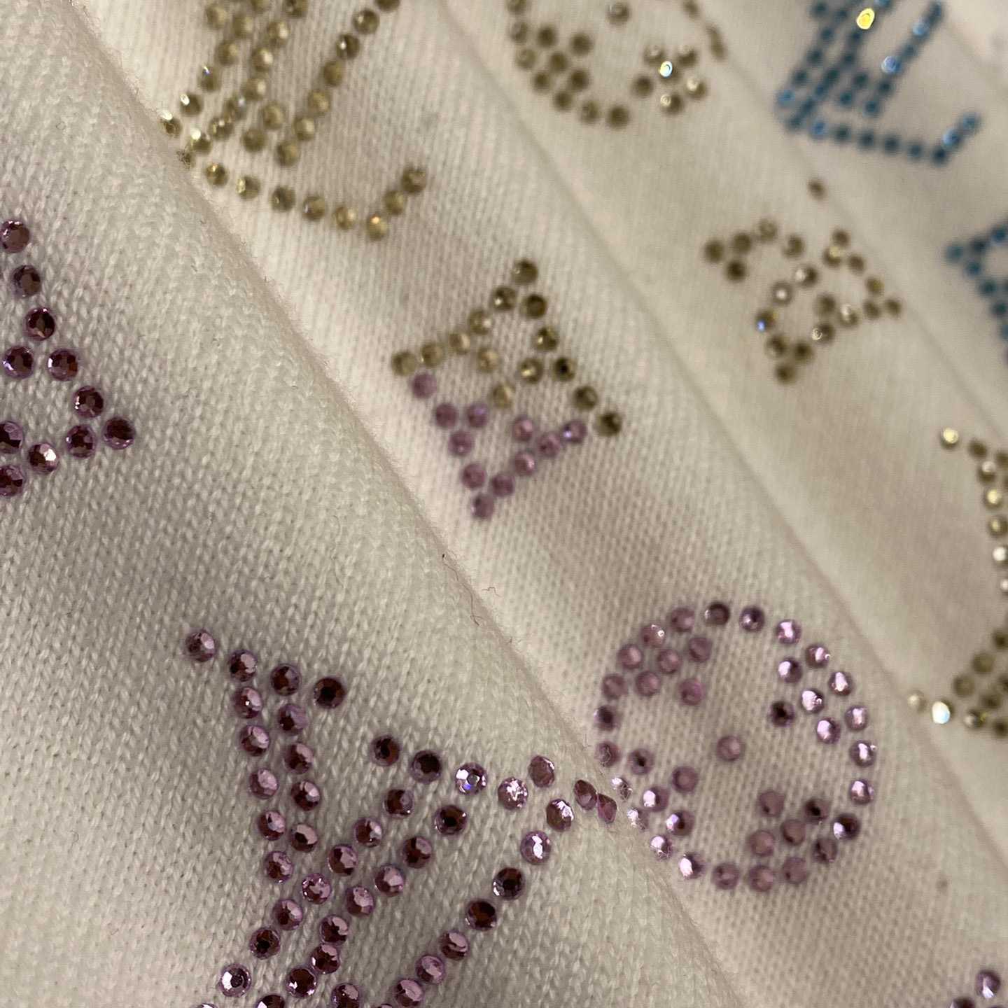 Louis Vuitton Monogram Gradient Embellished Short-Sleeved Crewneck  1AGTLD - PerfectKickZ