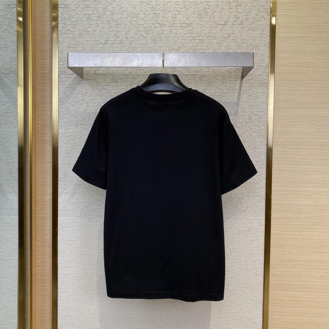 Celine Loose T-shirt In Cotton Jersey - PerfectKickZ
