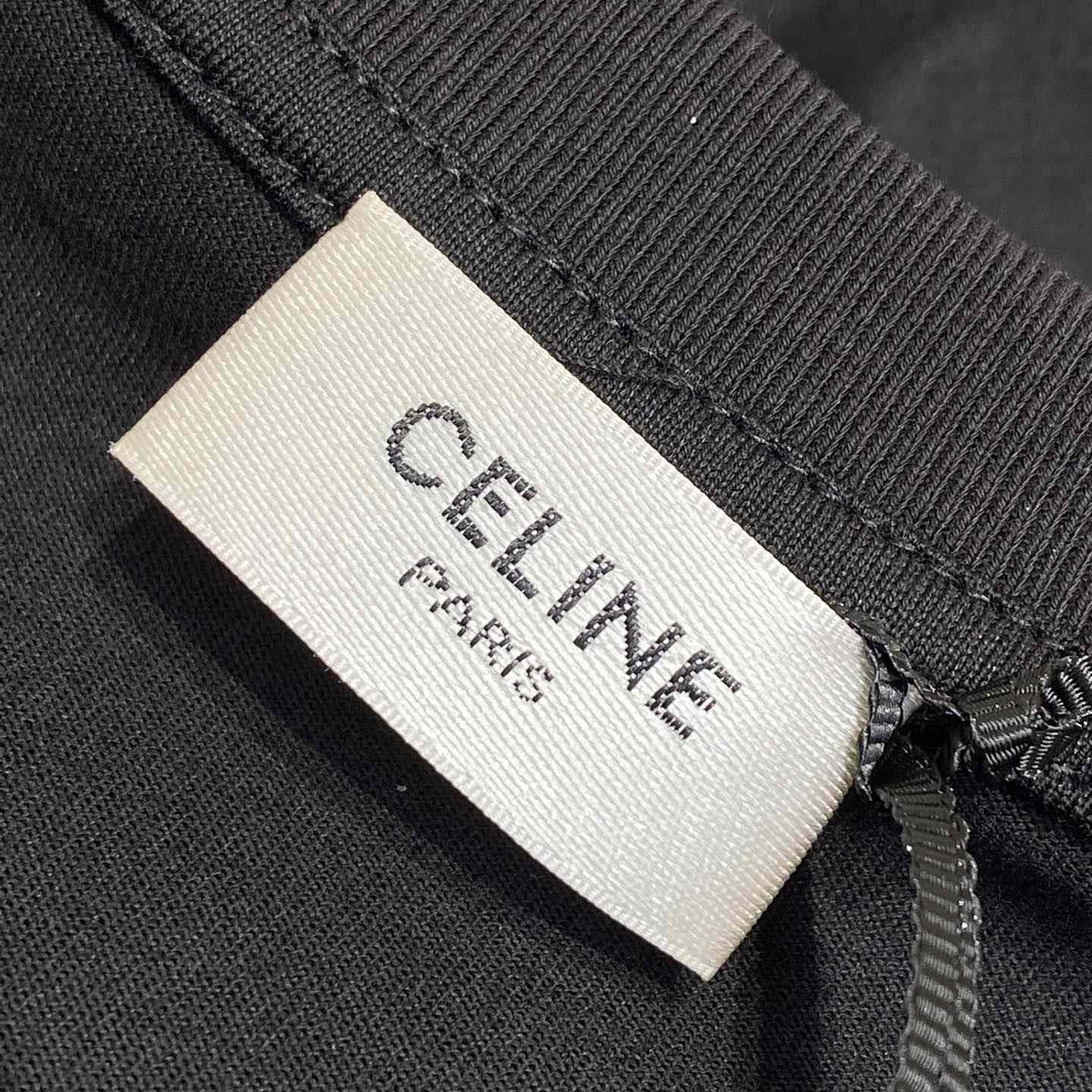Celine Loose T-shirt In Cotton Jersey - PerfectKickZ