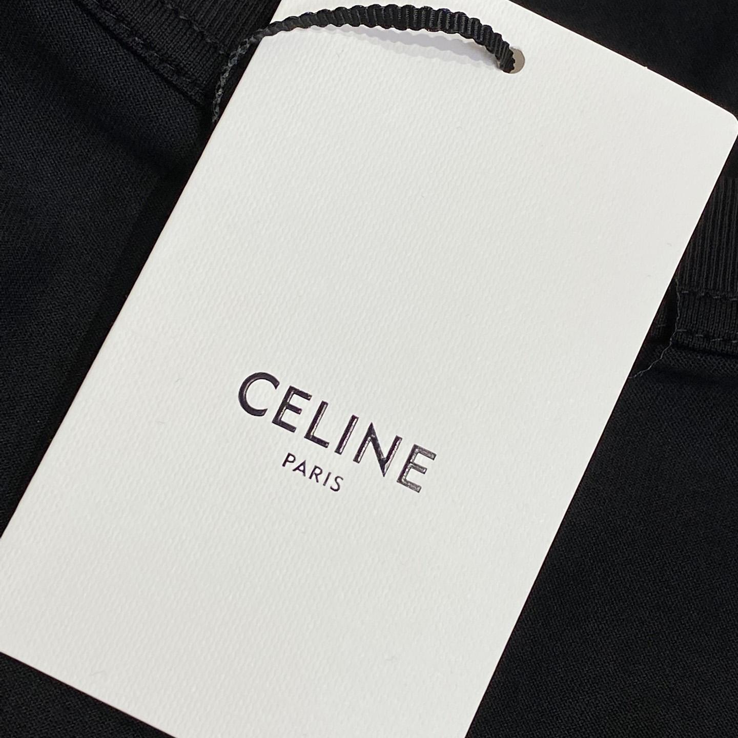 Celine Loose T-shirt In Cotton Jersey - PerfectKickZ