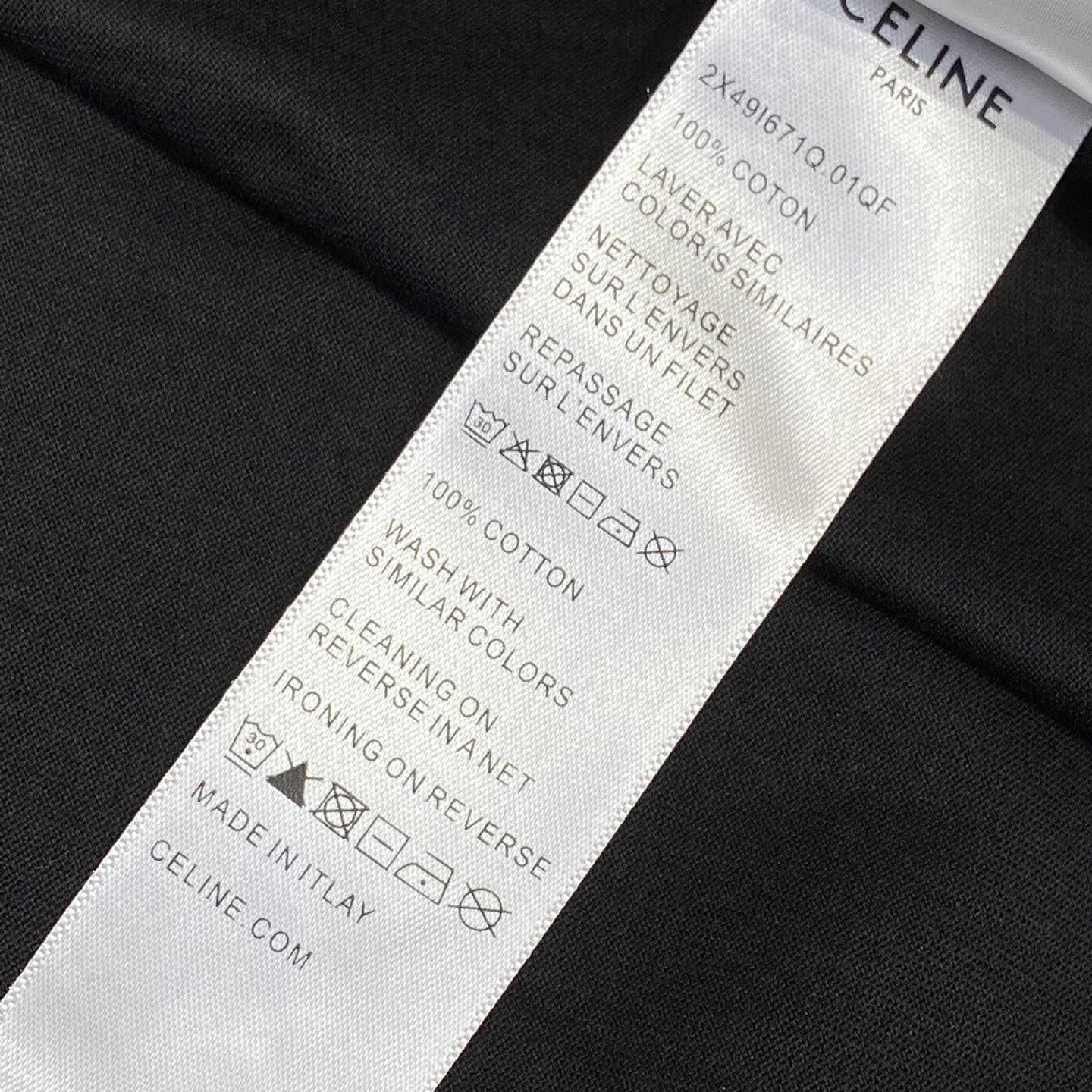 Celine Loose T-shirt In Cotton Jersey - PerfectKickZ