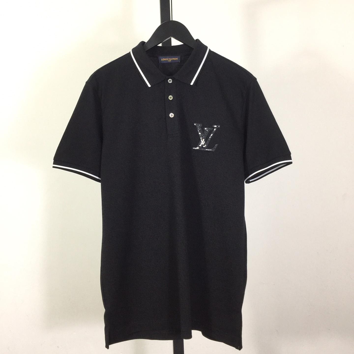 Louis Vuitton Short-Sleeved Cotton Polo Shirt    - PerfectKickZ