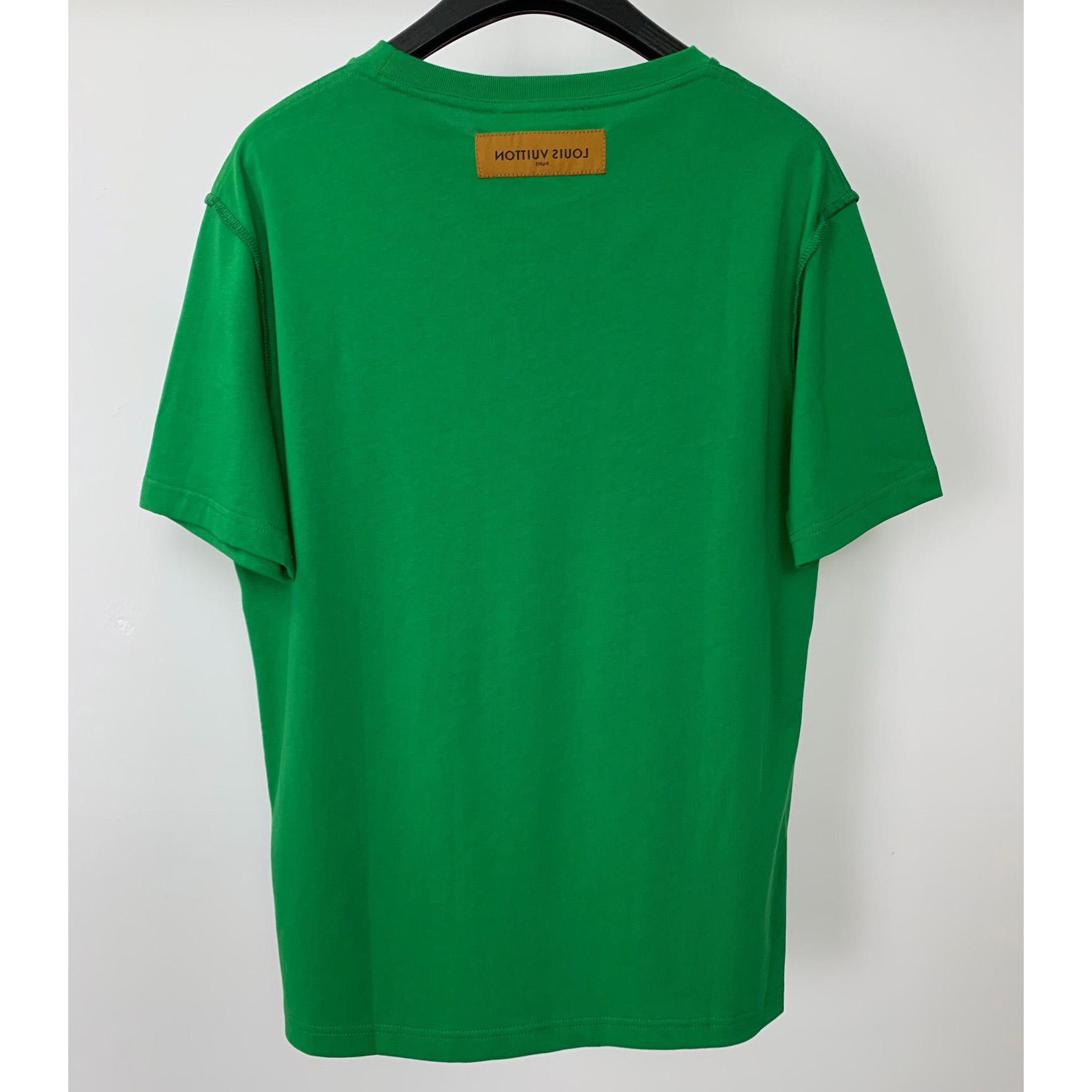 Louis Vuitton Logo Cotton T-Shirt    - PerfectKickZ