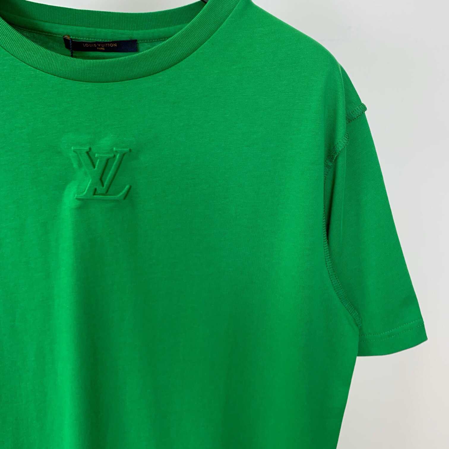 Louis Vuitton Logo Cotton T-Shirt    - PerfectKickZ