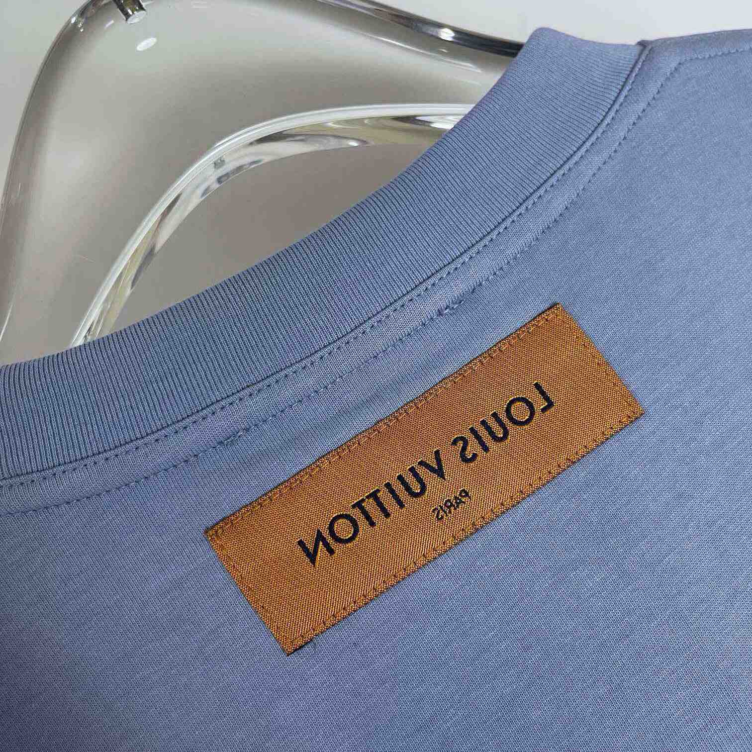 Louis Vuitton Logo Cotton T-Shirt    - PerfectKickZ