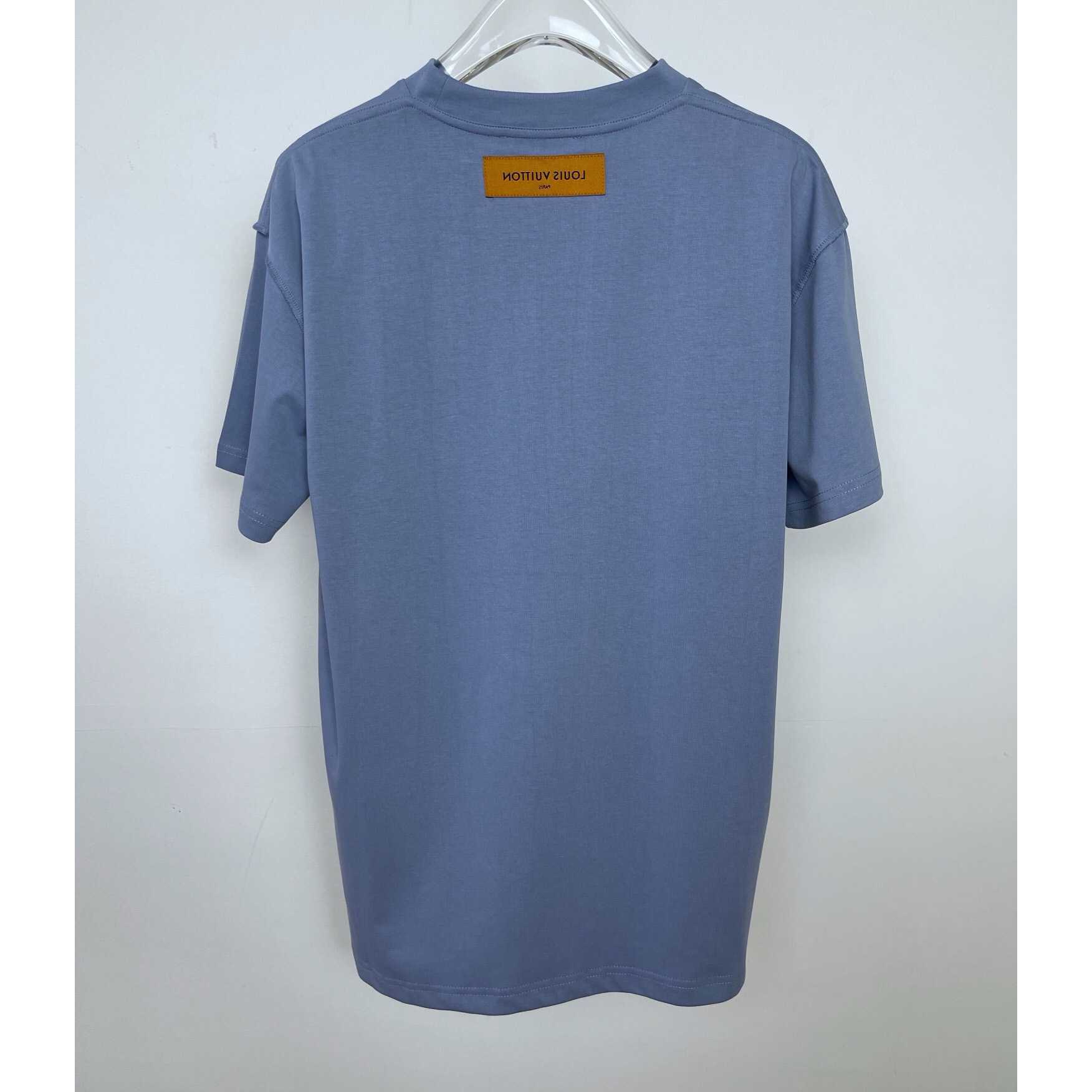 Louis Vuitton Logo Cotton T-Shirt    - PerfectKickZ