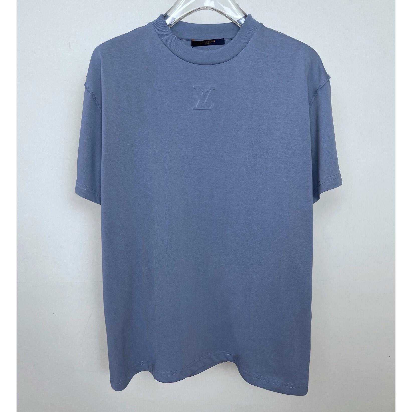 Louis Vuitton Logo Cotton T-Shirt    - PerfectKickZ