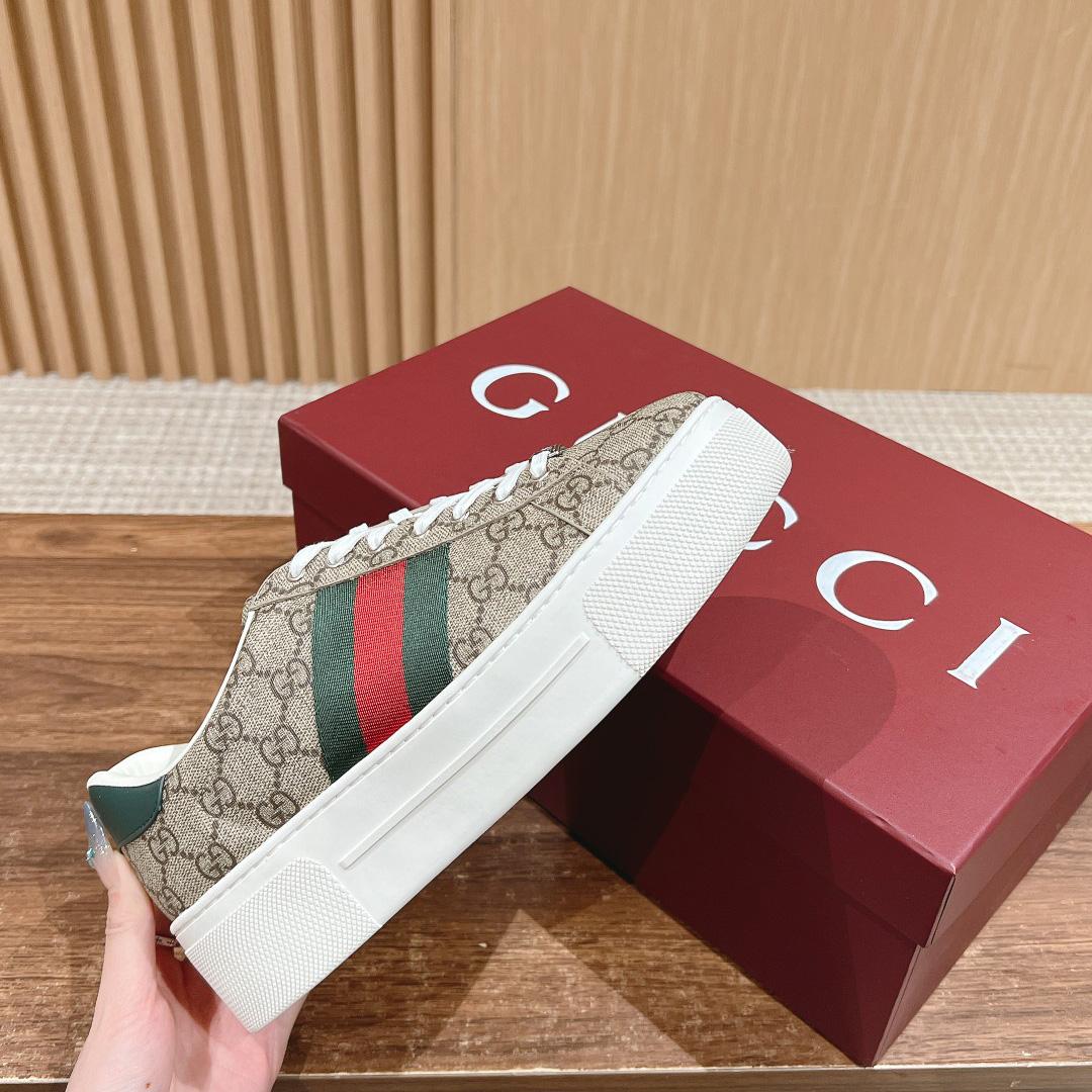 Gucci Ace Sneaker With Web - PerfectKickZ