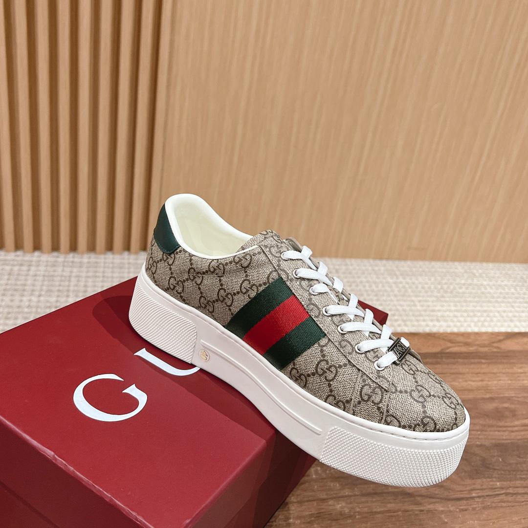 Gucci Ace Sneaker With Web - PerfectKickZ